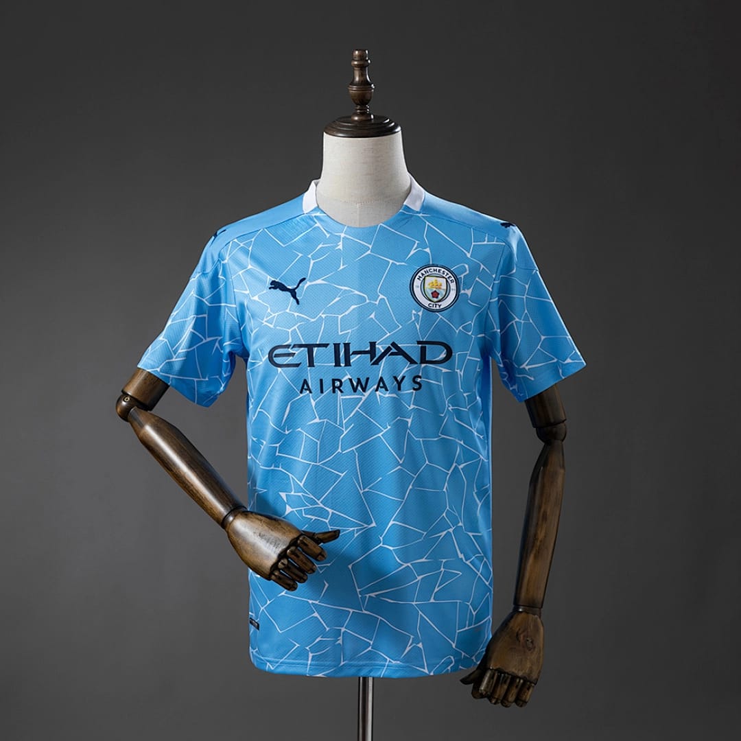 Camisola Principal do Manchester City 2020/2021 (Retro) - Vista 1