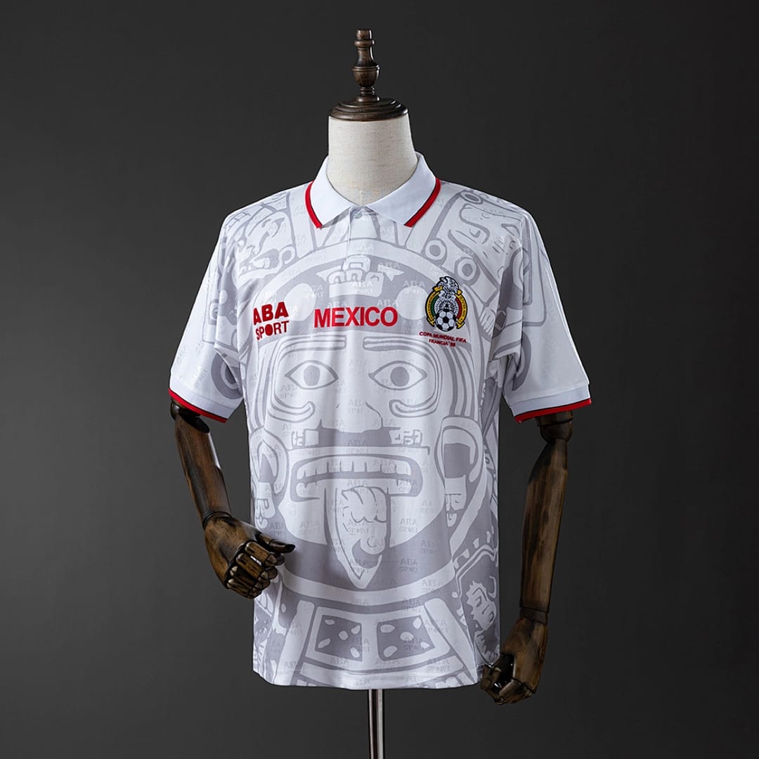 Camisola Alternativa do Mexico 1998 (Retro) - Vista 1