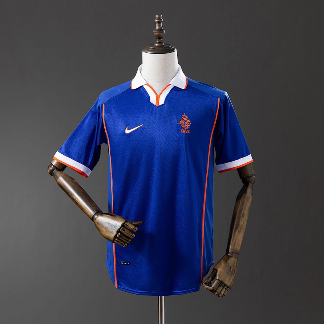 Camisola Alternativa dos Países Baixos 1998 (Retro) - Vista 1
