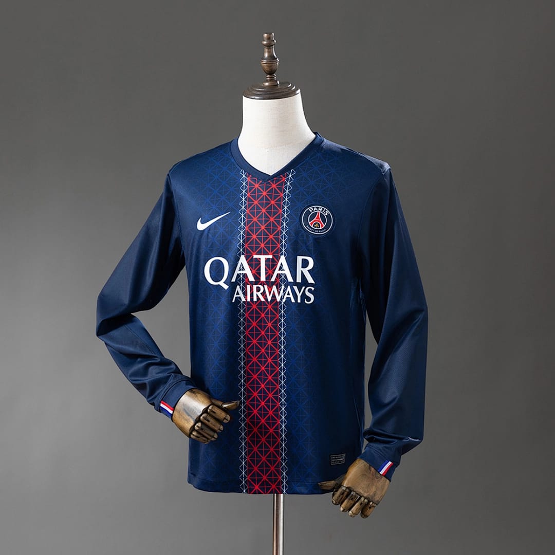 Camisola Principal do PSG 2025/2026 (Manga Longa) - Vista 1