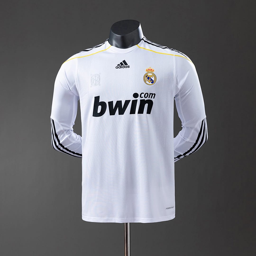 Camisola Principal do Real Madrid (Retro, Versao Jogador, Manga Longa) - Vista 1