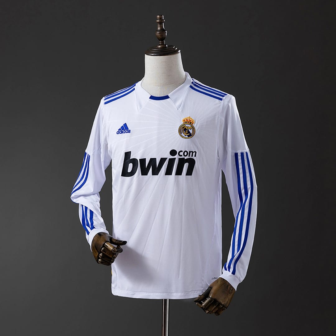 Camisola Principal do Real Madrid 2010/2011 (Retro, Manga Longa) - Vista 1