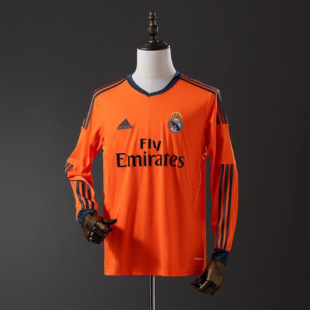 Camisola 2 Alternativa do Real Madrid 2013/2014 (Retro, Manga Longa) - Vista 1