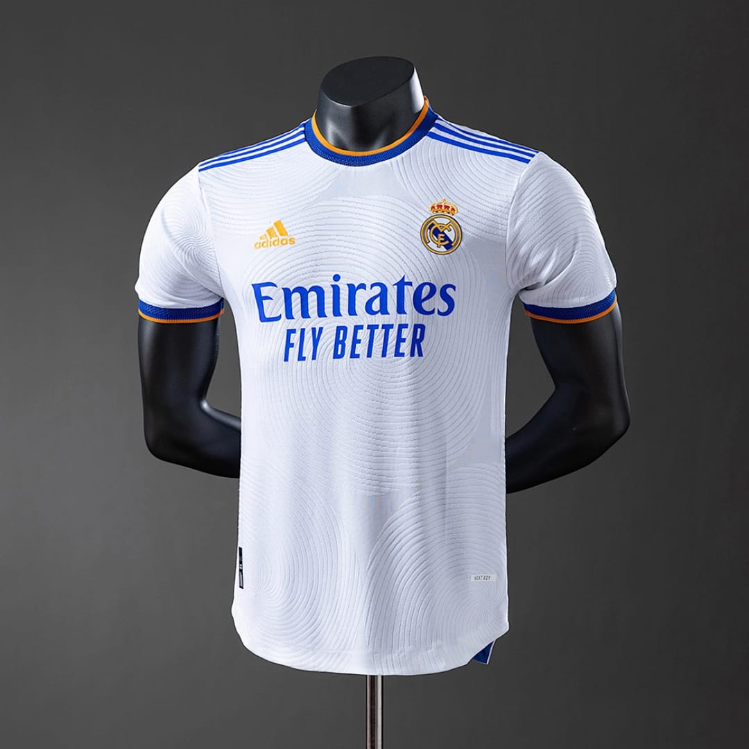 Camisola Principal do Real Madrid 2021/2022 (Retro, Versao Jogador) - Vista 1