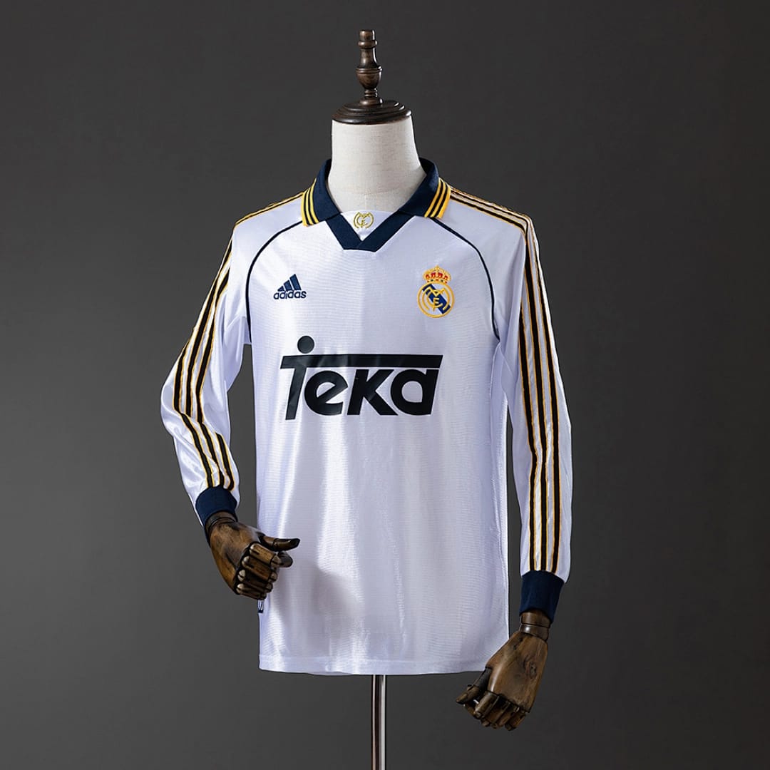 Camisola Principal do Real Madrid (Retro, Manga Longa) - Vista 1