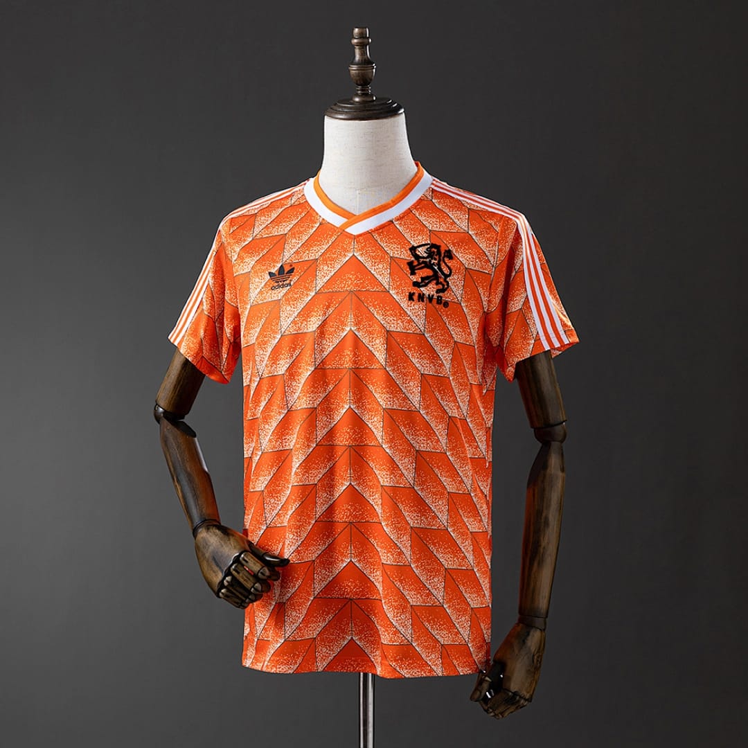 Camisola Principal dos Países Baixos 1988 (Retro) - Vista 1