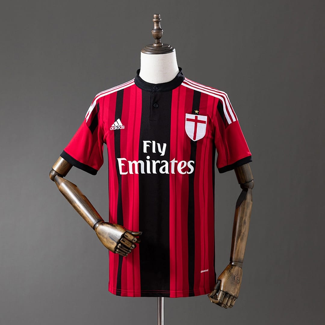 Camisola Principal do AC Milan 2014/2015 (Retro) - Vista 1