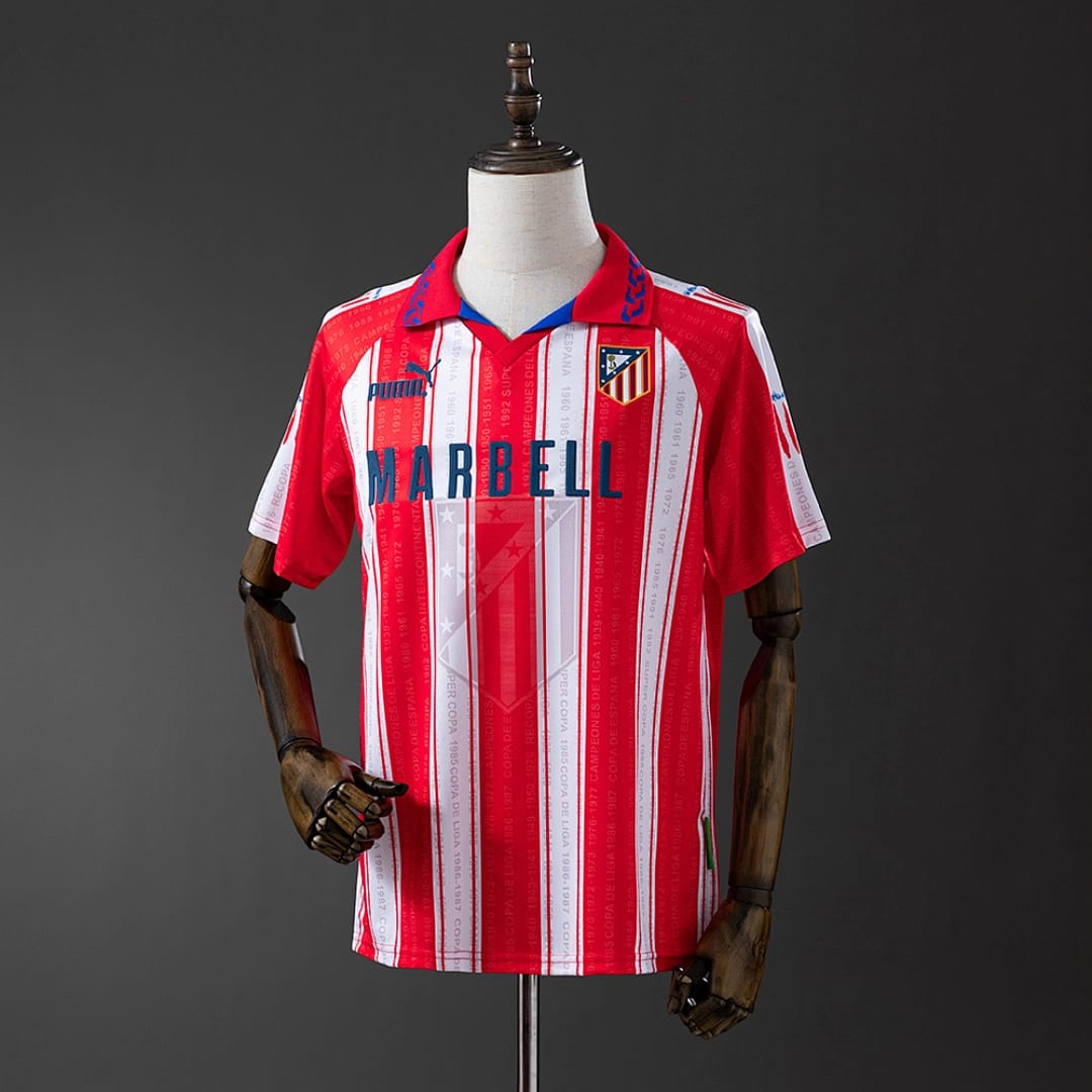 Camisola Principal do Atletico Madrid 1995/1996 (Retro) - Vista 1