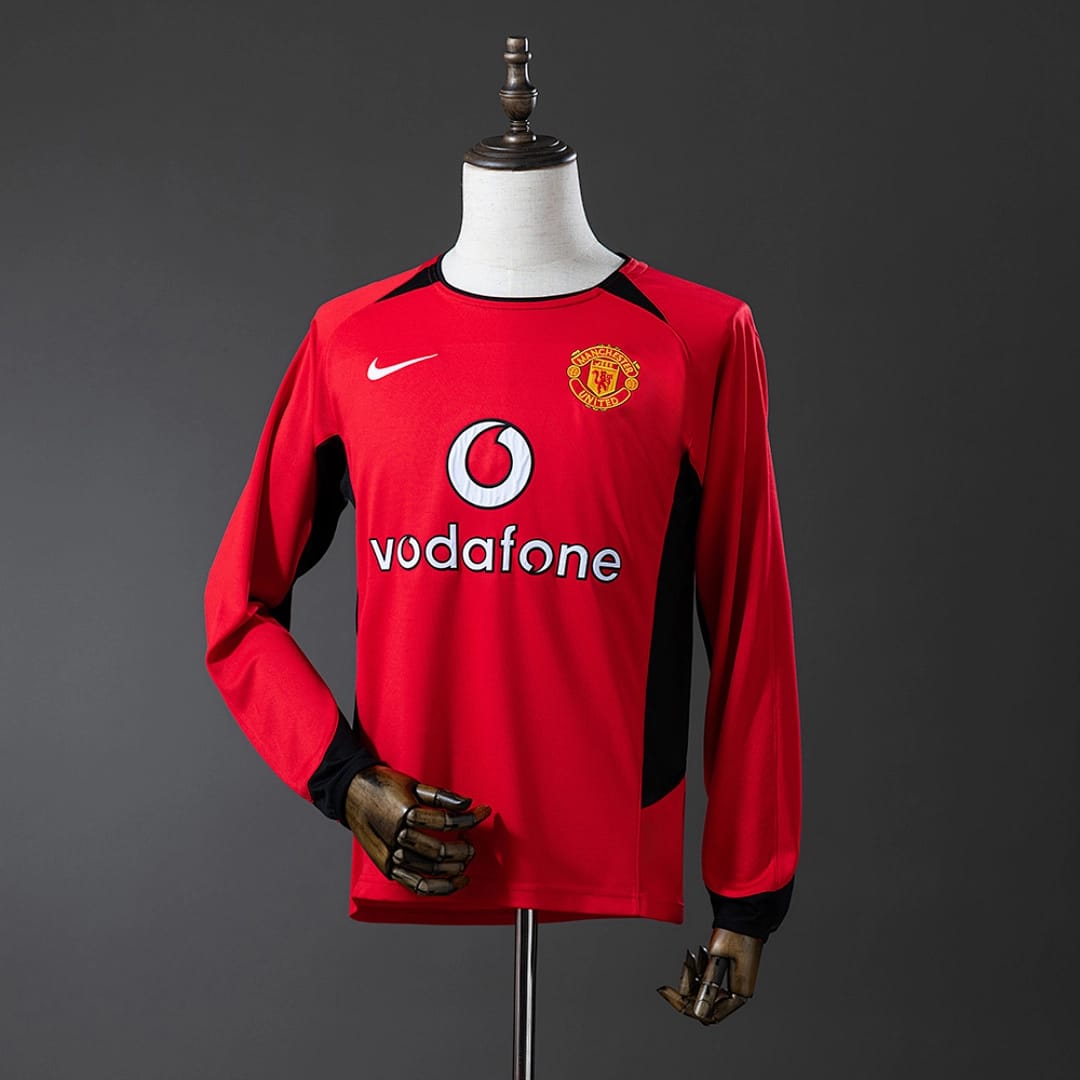 Camisola Principal do Manchester United (Retro, Manga Longa) (4) - Vista 1