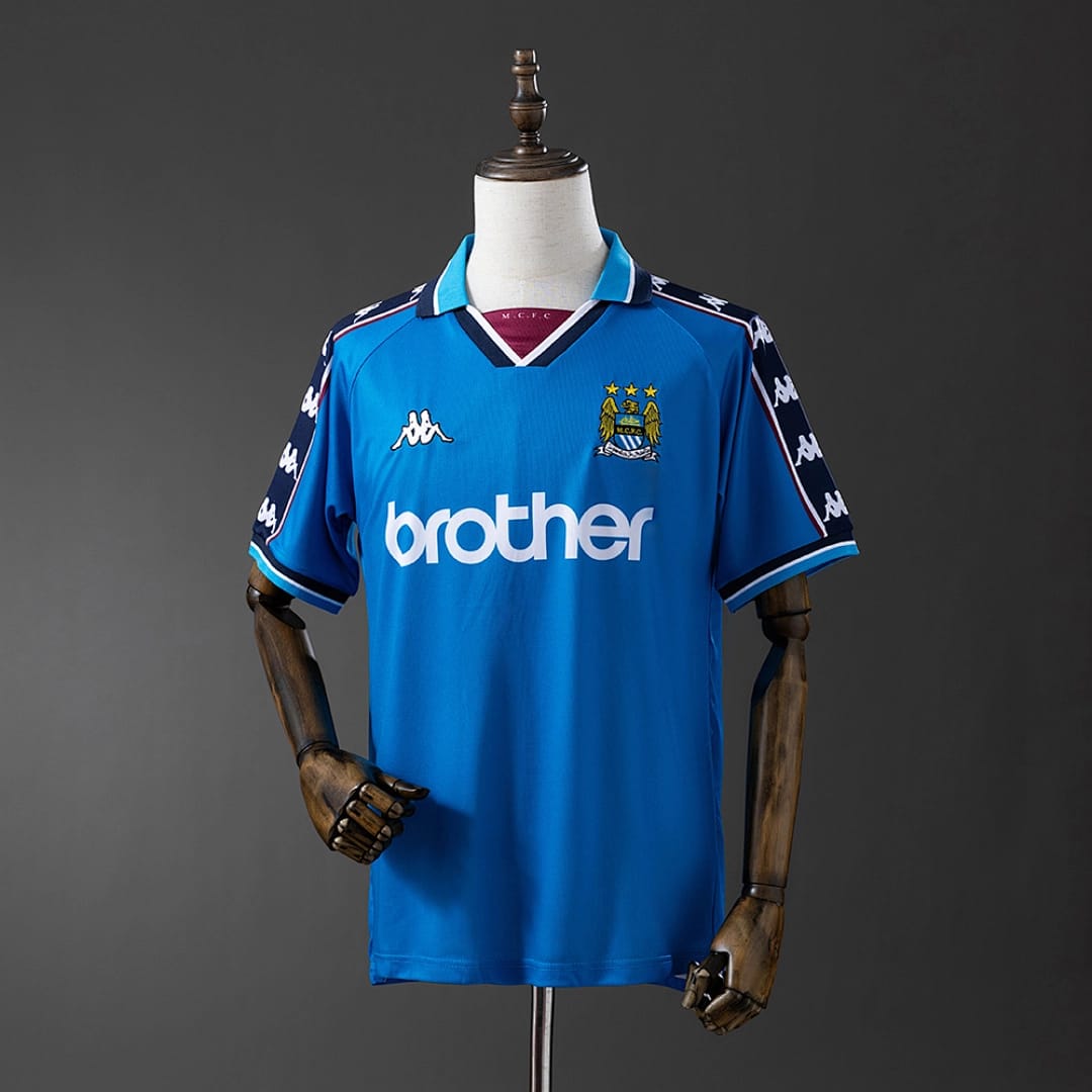 Camisola Principal do Manchester City (Retro) - Vista 1