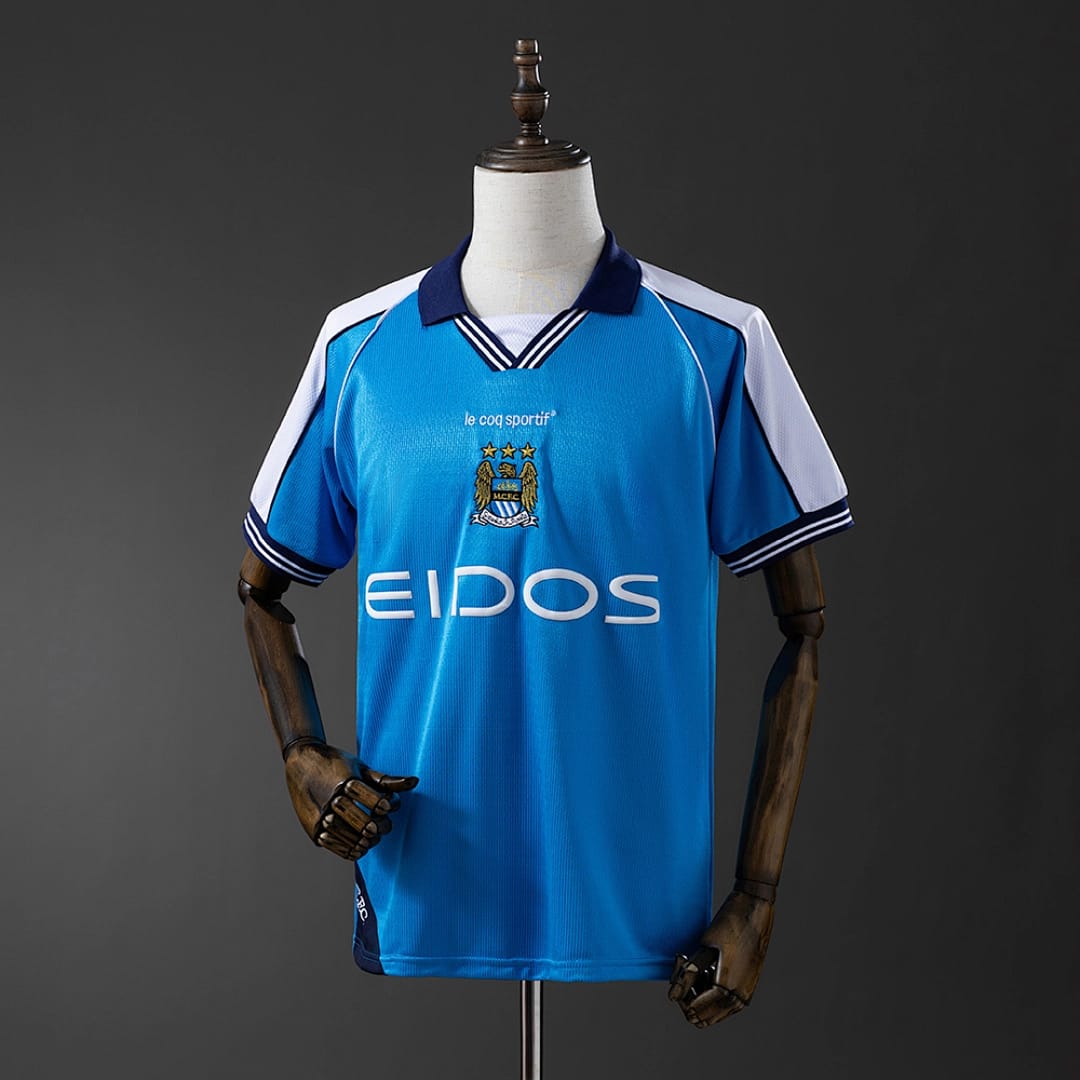 Camisola Principal do Manchester City (Retro) (2) - Vista 1