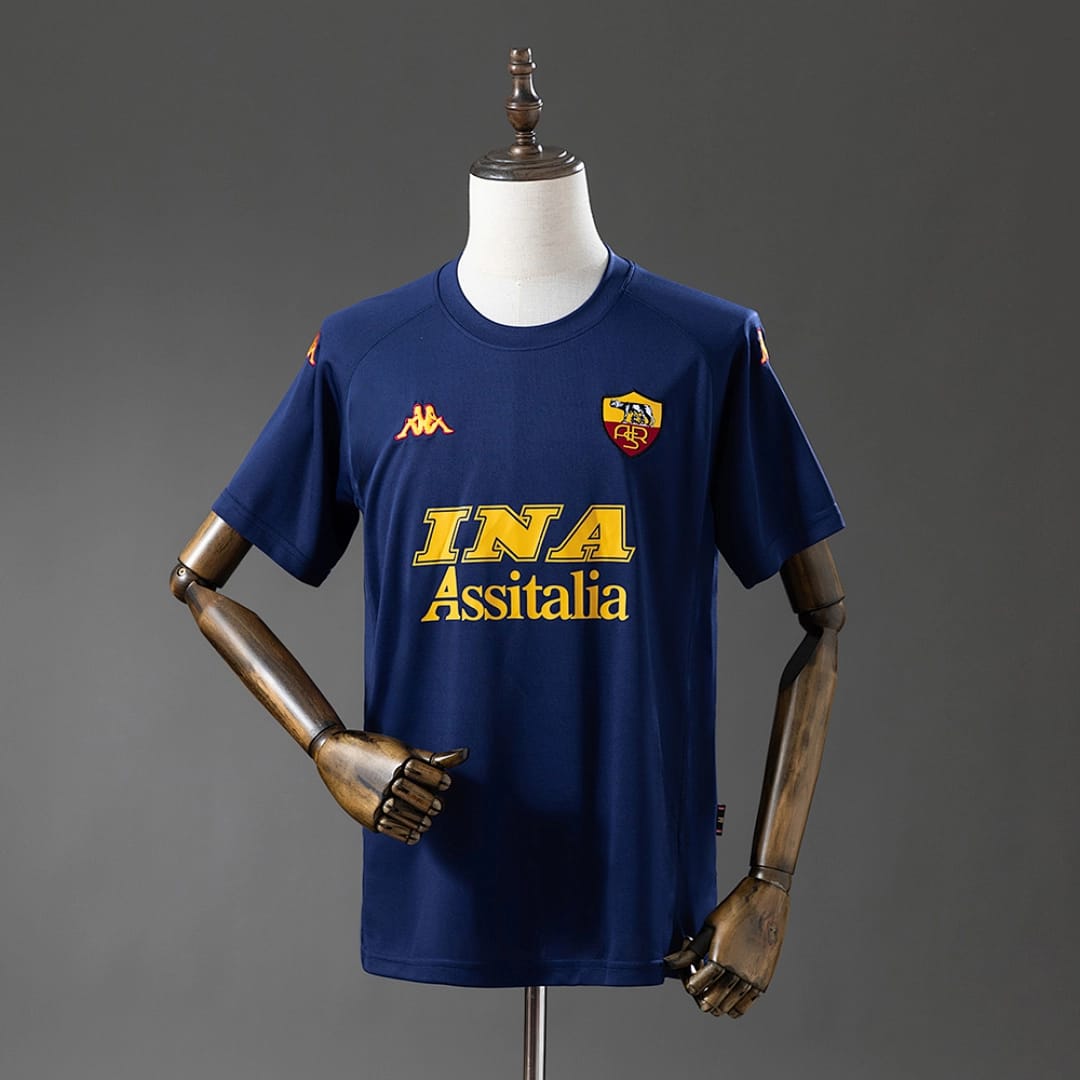 Camisola Terceira do AS Roma 2000/2001 (Retro) - Vista 1