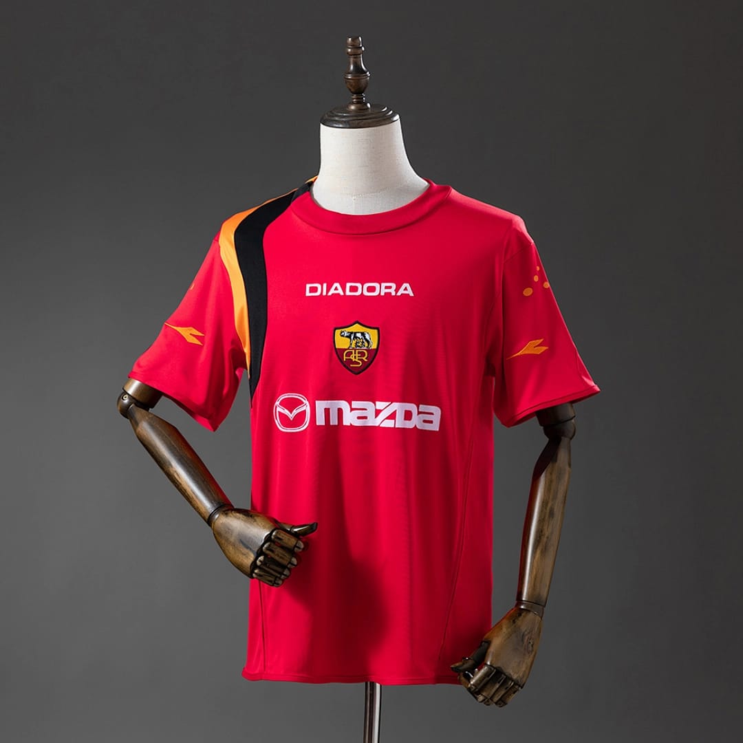 Camisola Principal do AS Roma 2004/2005 (Retro) - Vista 1