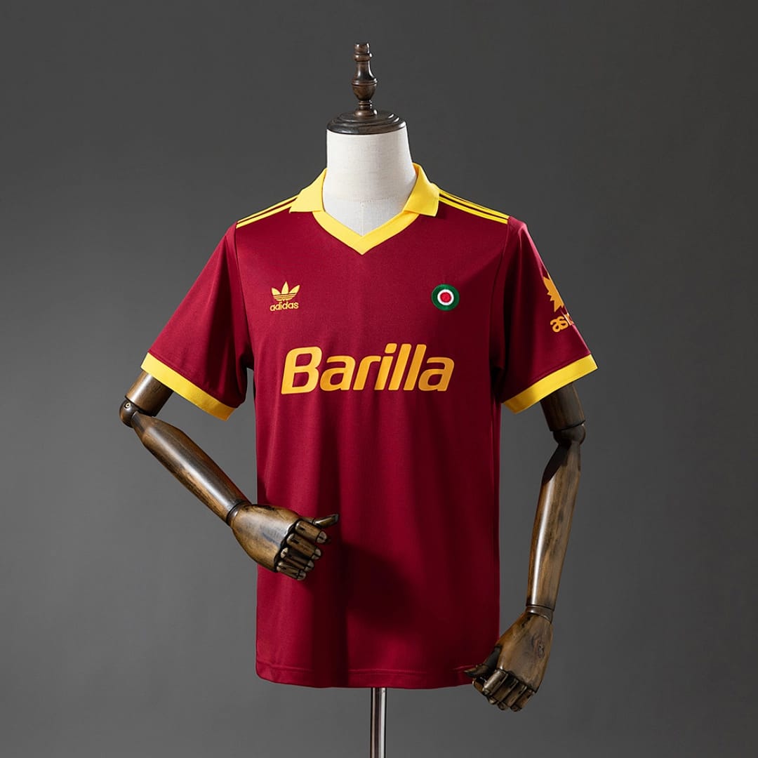 Camisola Principal do AS Roma 1991/1992 (Retro) - Vista 1