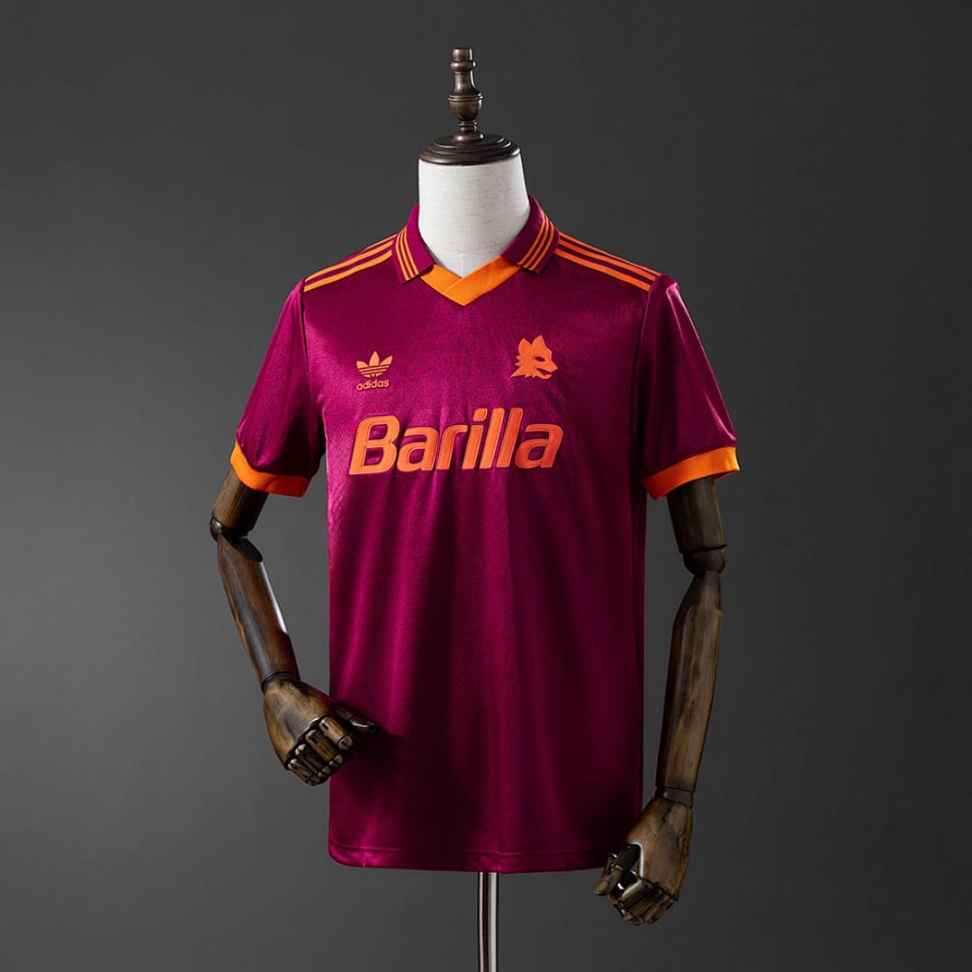 Camisola Principal do AS Roma (Retro) - Vista 1