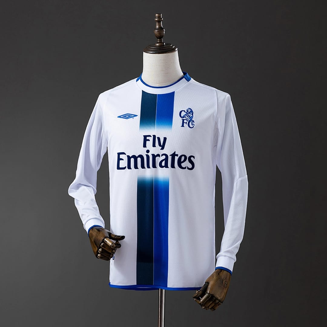 Camisola Alternativa do Chelsea (Retro, Manga Longa) - Vista 1