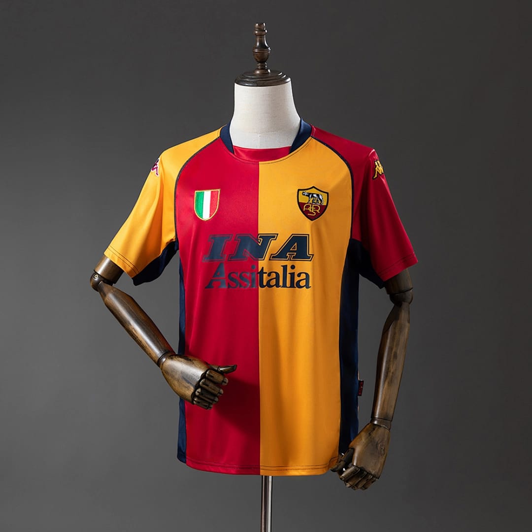 Camisola AS Roma 2001/2002 (Retro) - Vista 1