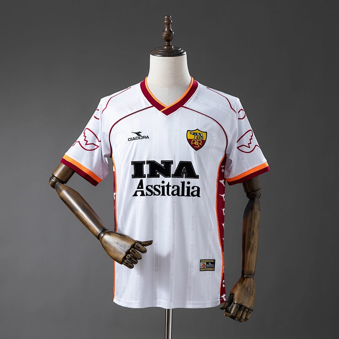 Camisola Alternativa do AS Roma 1999/2000 (Retro) (2) - Vista 1
