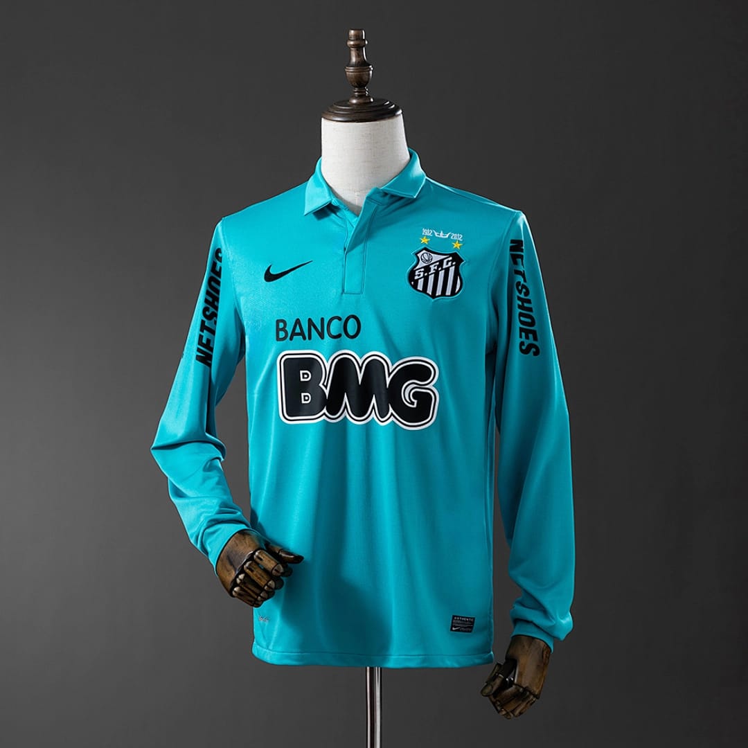 Camisola 2 Alternativa do Santos FC 2012/2013 (Retro, Manga Longa) - Vista 1