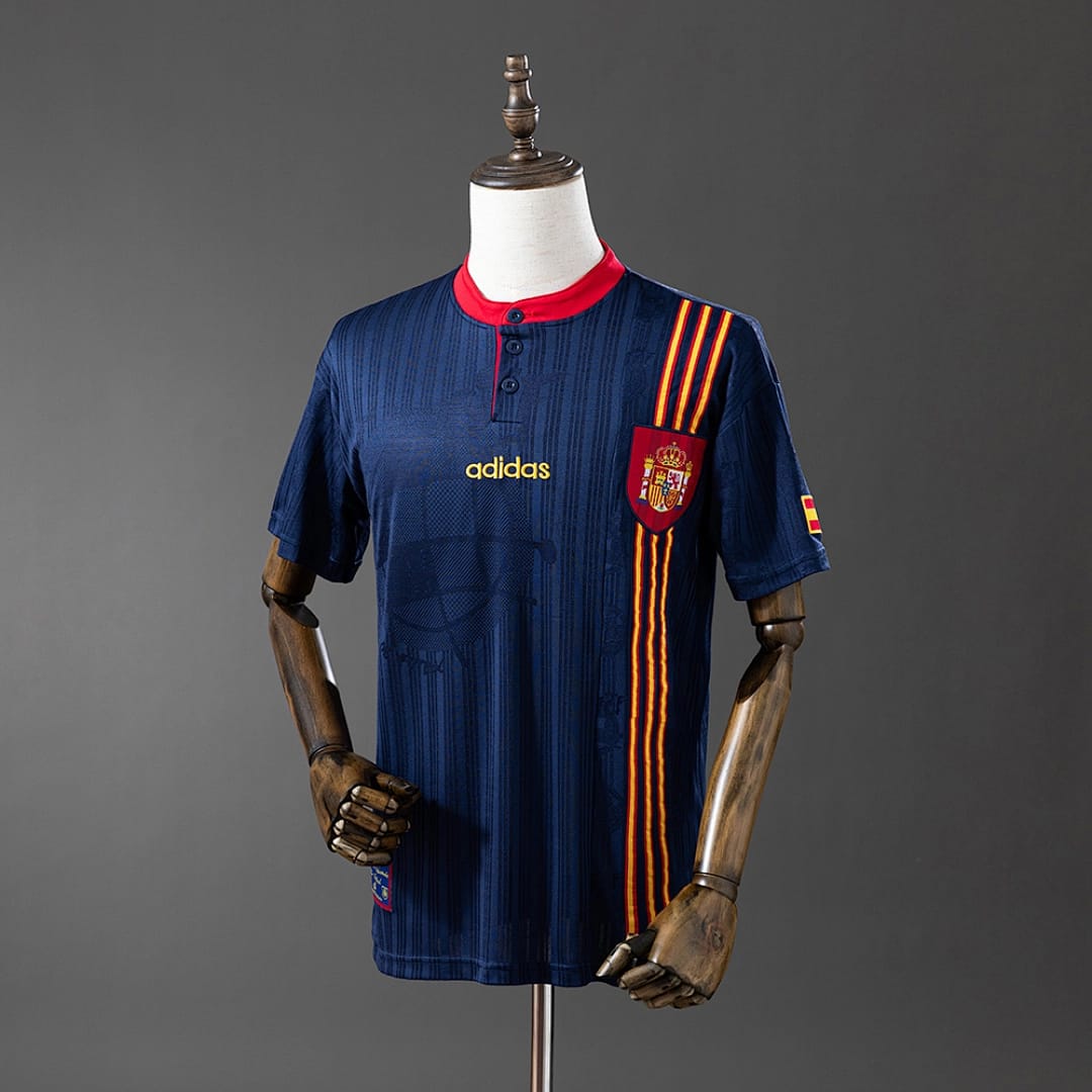 Camisola Alternativa da Espanha 1996 (Retro) - Vista 1
