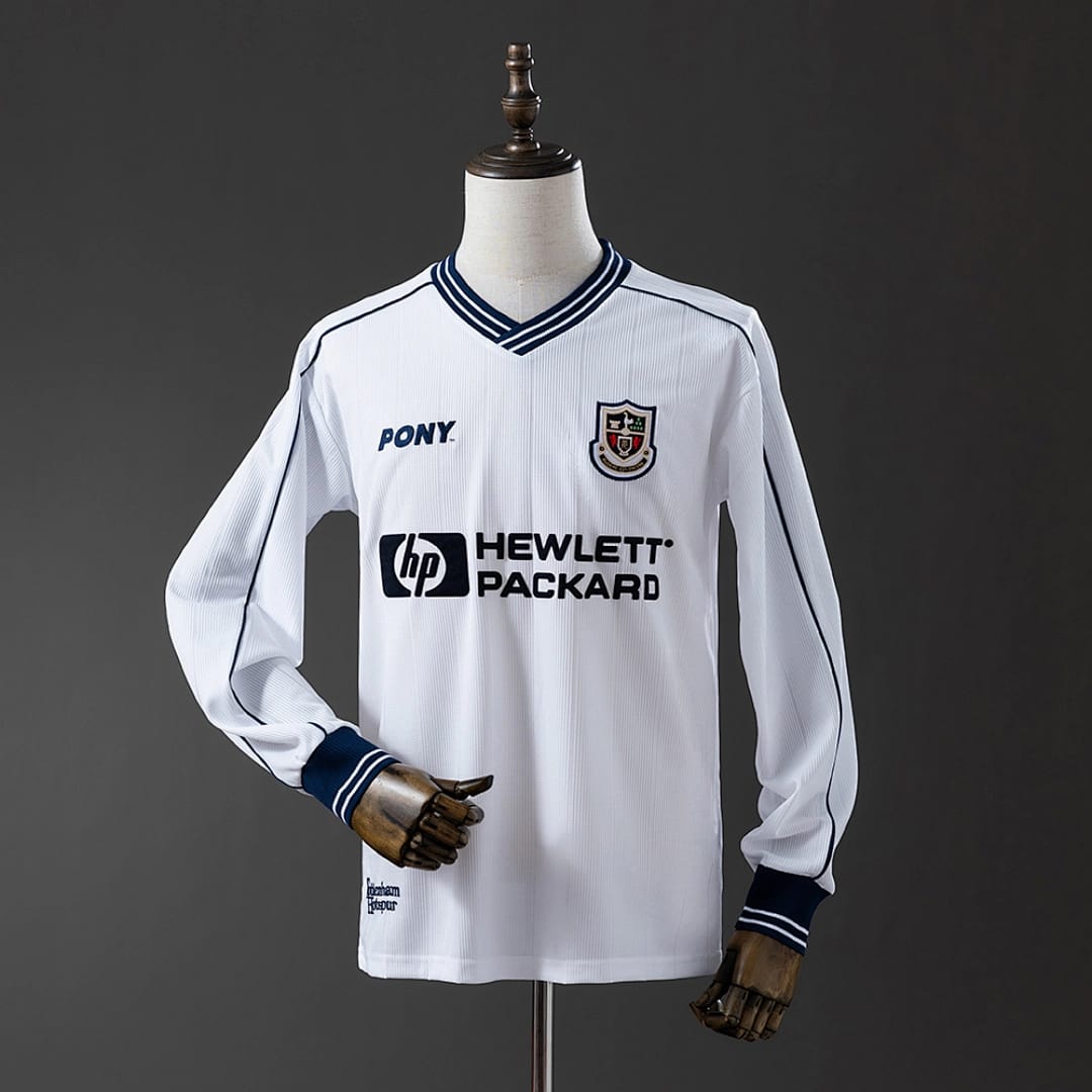 Camisola Principal do Tottenham Hotspur (Retro, Manga Longa) - Vista 1