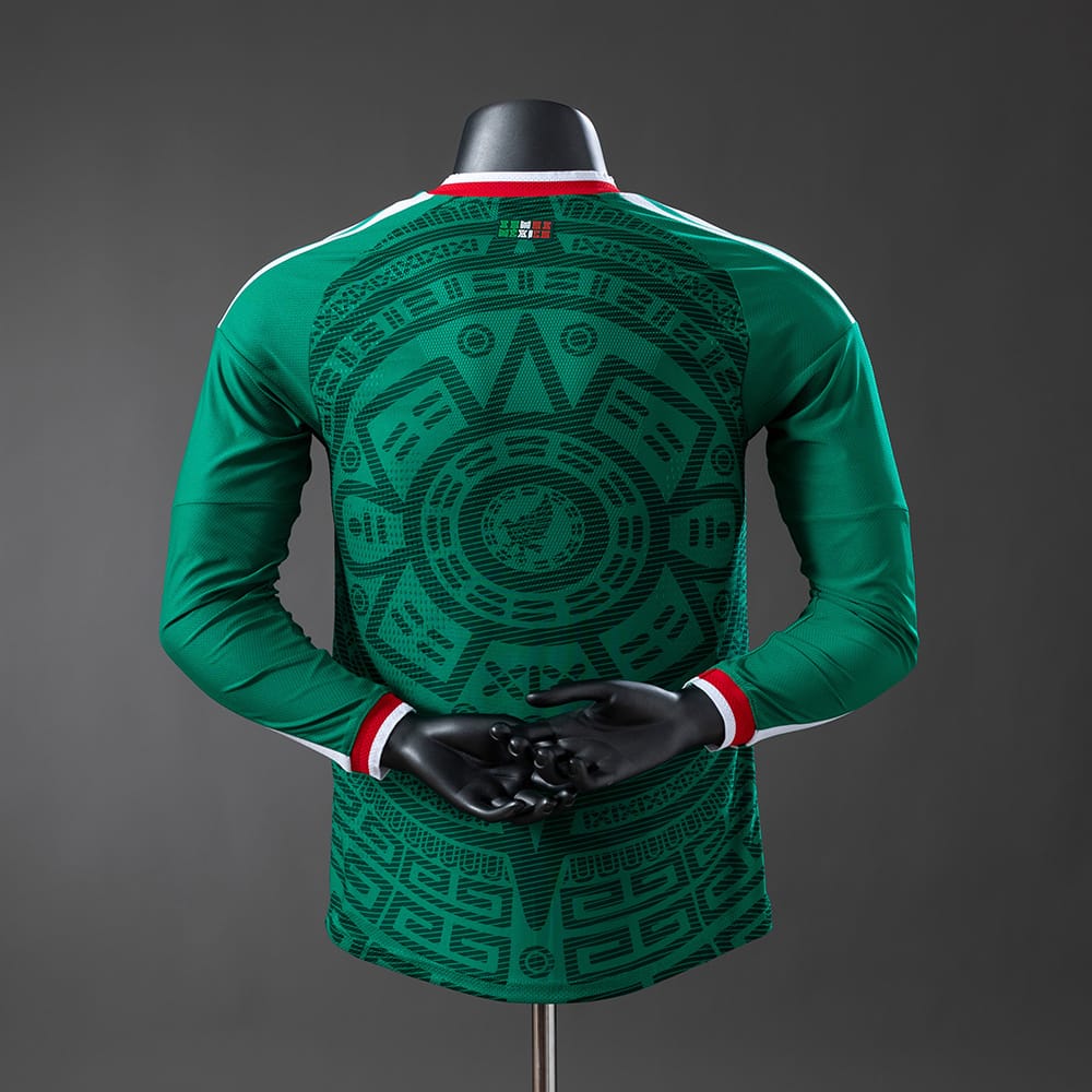 Camisola Seleção México Principal Manga Comprida Versão Jogador 2026 - Vista 2