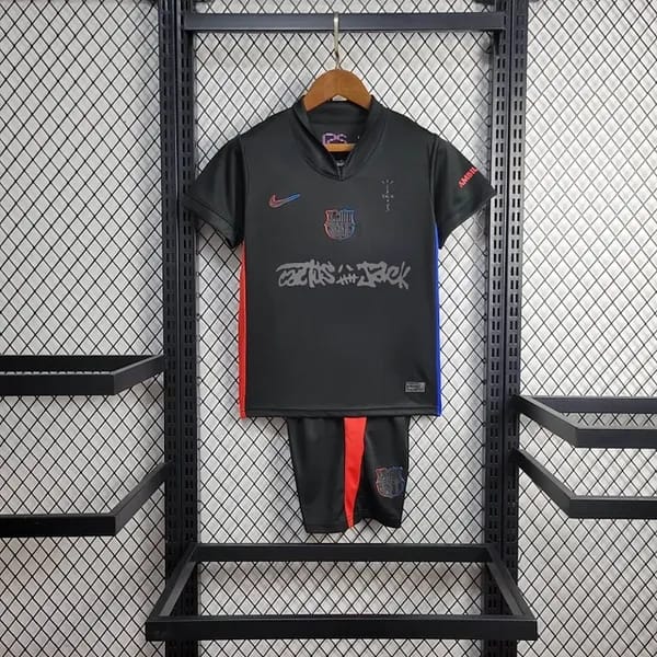 Kit Criança Barcelona Alternativo Edição Especial 2024/25 - Vista 1