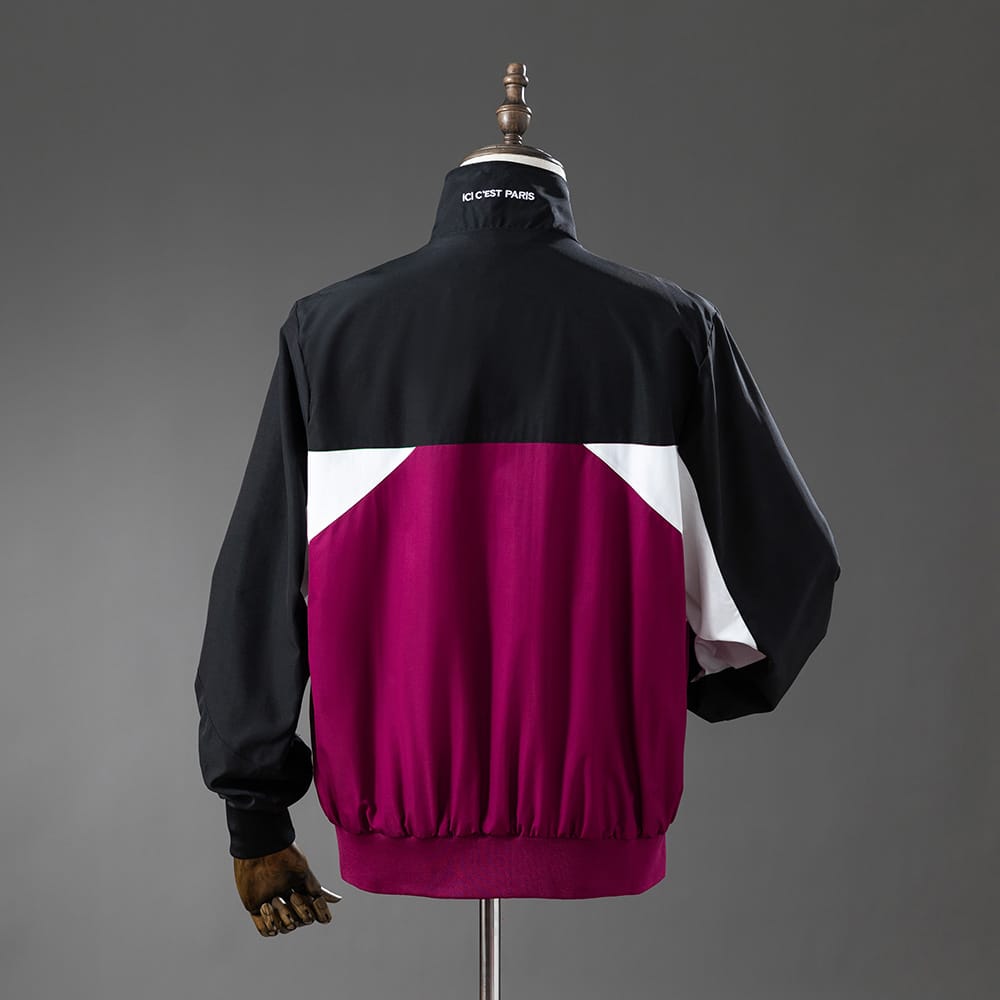 Corta‑Vento Colaboração PSG Preto & Roxo Psicadélico - Vista 2