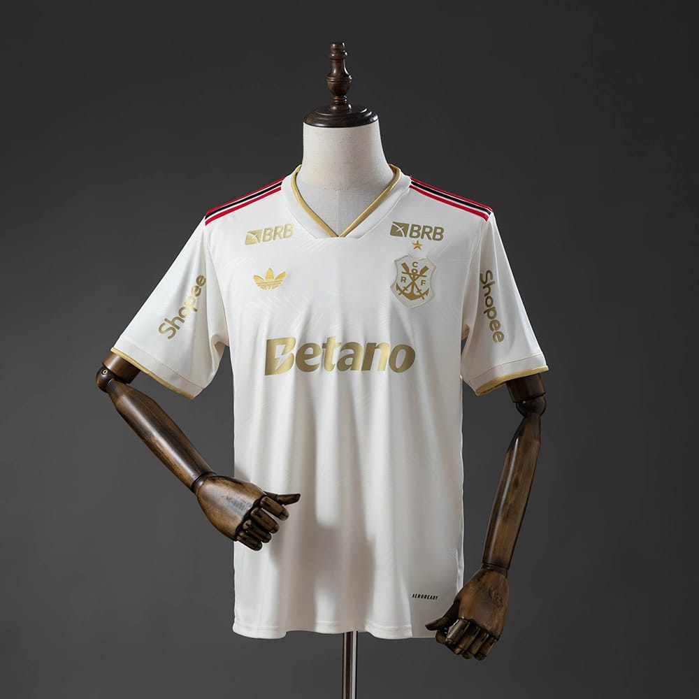 Flamengo Third 2025/26 com Patrocinadores - Vista 1