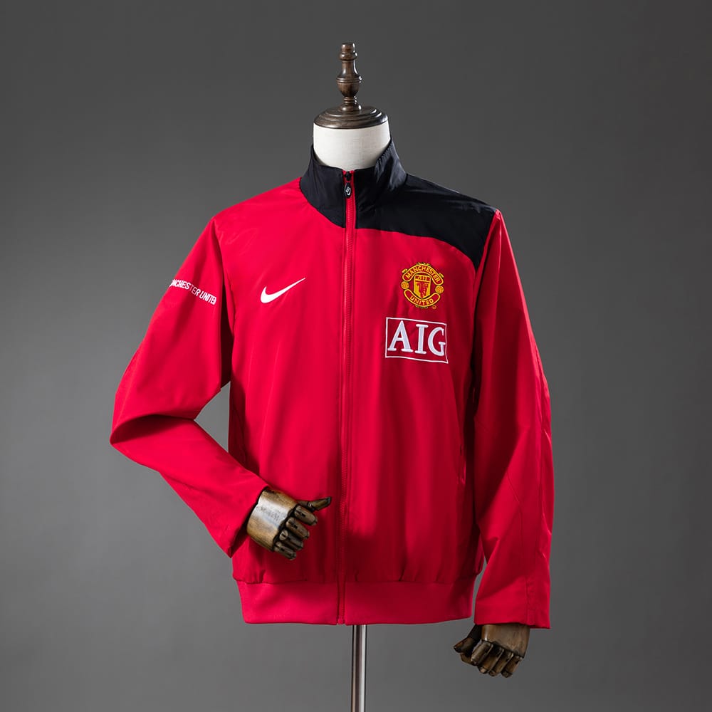 Corta‑Vento Manchester United 07/08 Vermelho - Vista 1