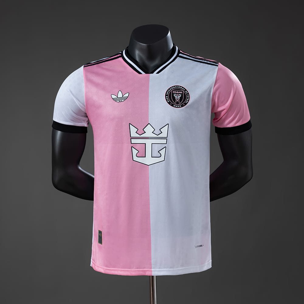 Camisola Edição Especial Inter Miami Rosa e Branco Versão Jogador 2026/2027 - Vista 1