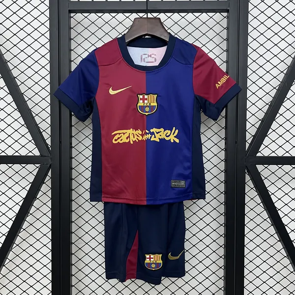 Kit Criança Barcelona Principal 2025/26 - Vista 1