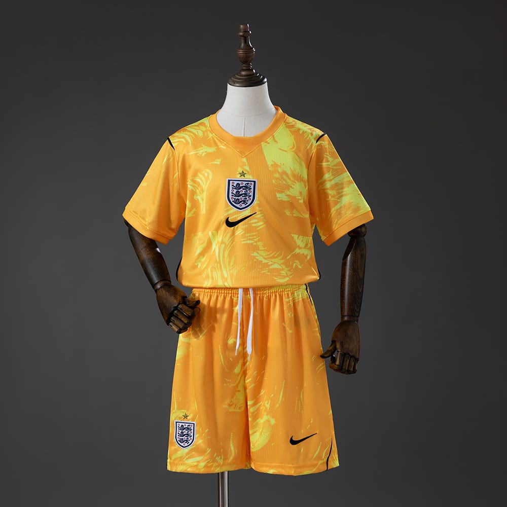 Equipamento Criança Inglaterra 2026 Guarda-Redes Amarelo - Vista 1