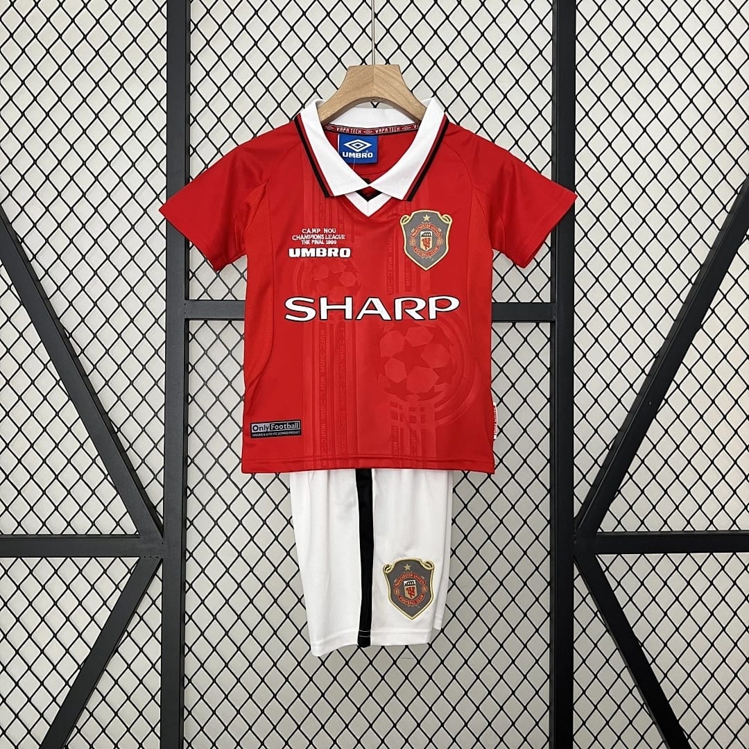 Kit Crianca Manchester United Principal 1999/2000 - Vista 1