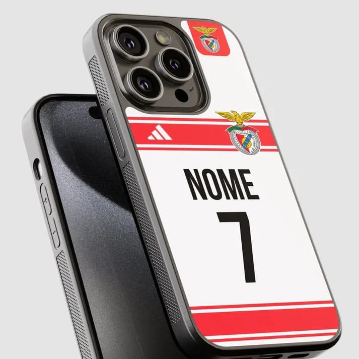 Capa Vermelha e Branca Benfica - Vista 1