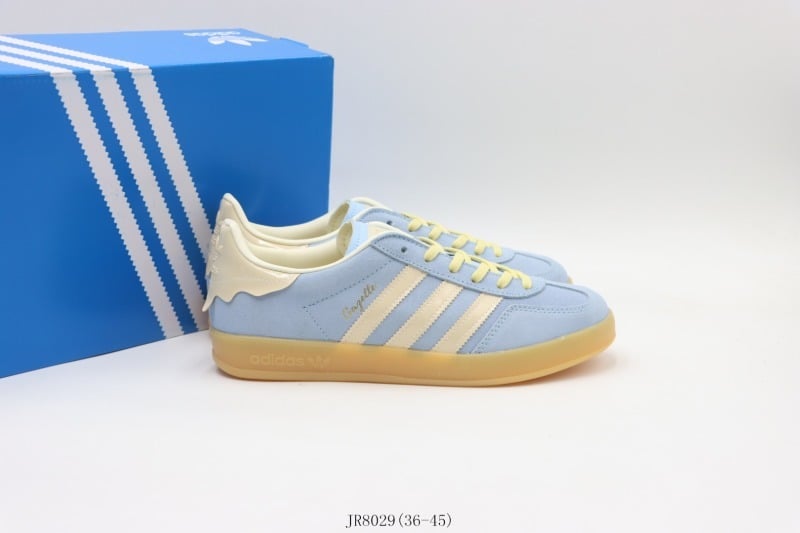 Adidas Gazelle Blue Yellow Gum - Vista 2