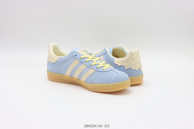 Adidas Gazelle Blue Yellow Gum - Vista 3