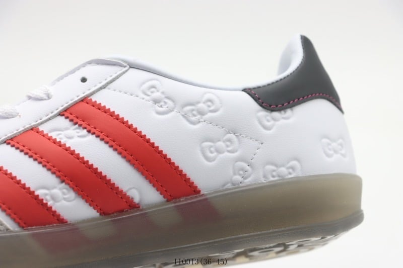 Adidas Gazelle White Red Kitty - Vista 6