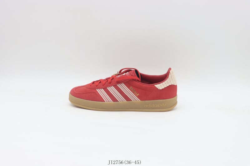 Adidas Gazelle Red White - Vista 1