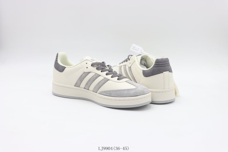 Adidas Gazelle White Grey - Vista 3