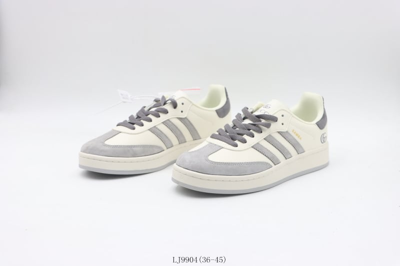 Adidas Gazelle White Grey - Vista 5