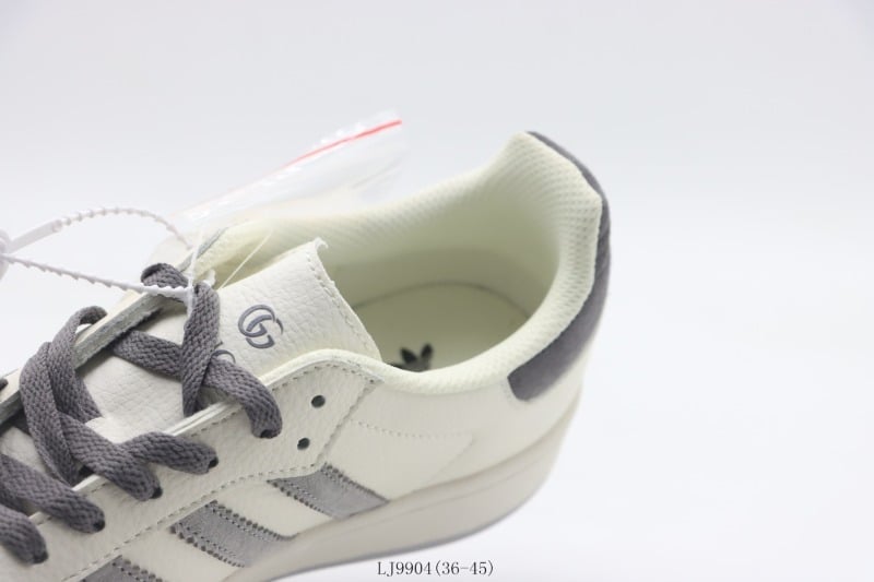 Adidas Gazelle White Grey - Vista 6