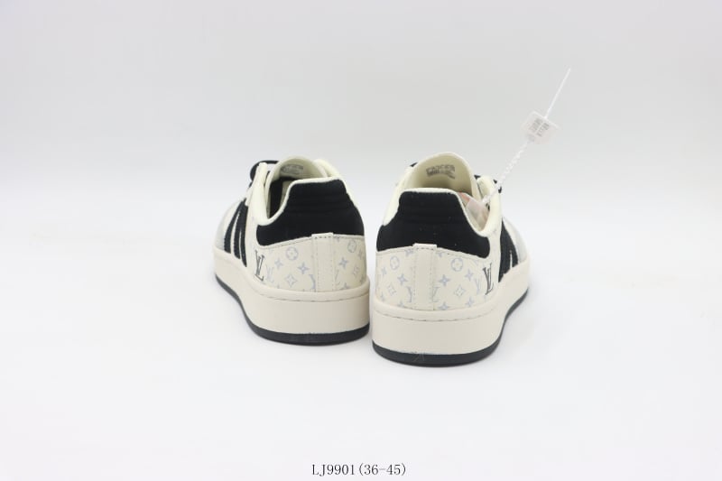 Adidas Gazelle White Black - Vista 4