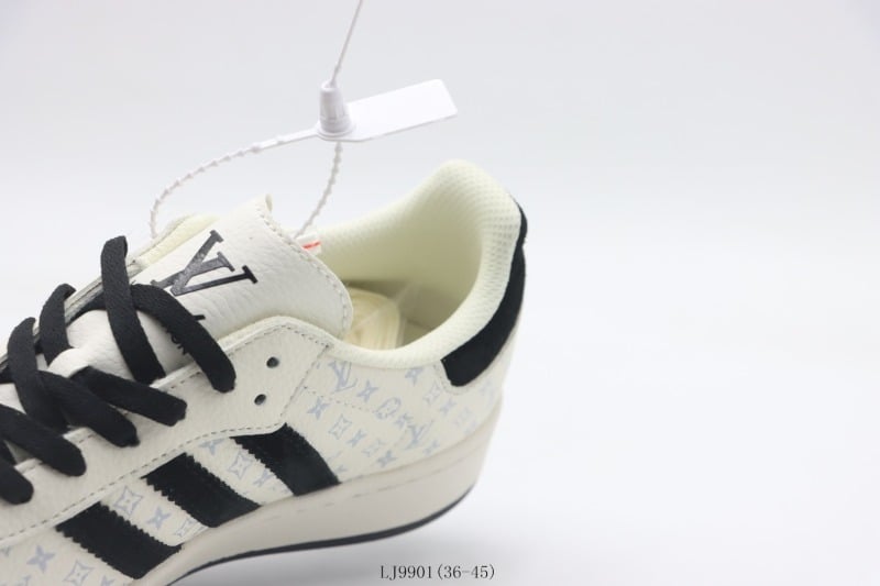 Adidas Gazelle White Black - Vista 6