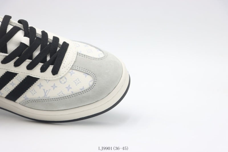 Adidas Gazelle White Black - Vista 7