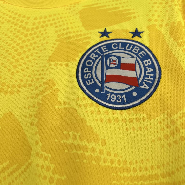25/26 Bahia Goalkeeper Yellow Jersey S-4XL - Vista 4