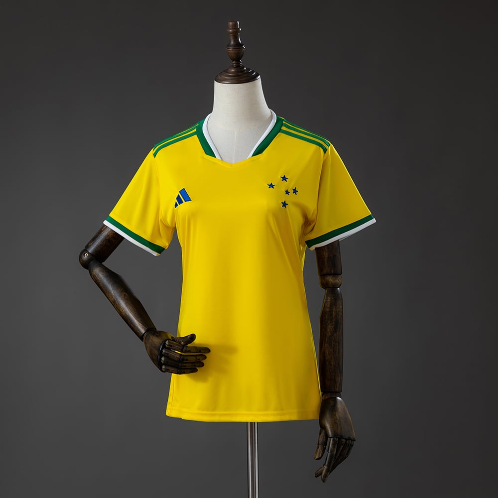 Camisola Cruzeiro 2026/2027 Edição Especial Mulher Amarela - Vista 1