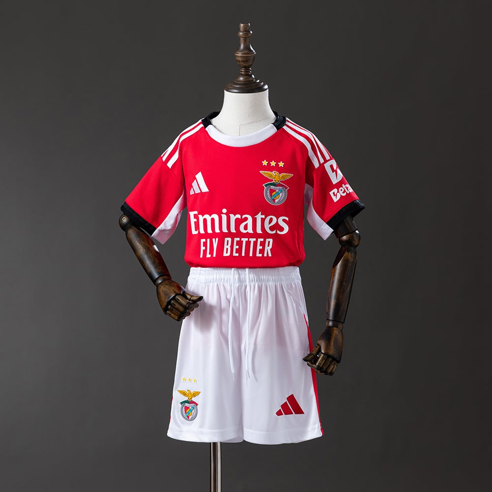 Kit Criança SL Benfica Principal 2025/26 - Vista 1