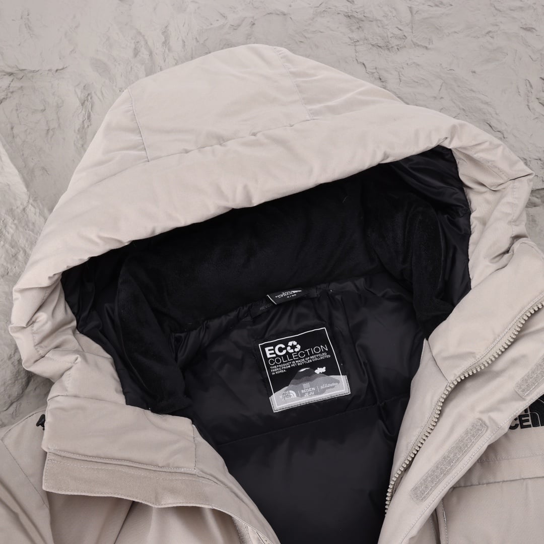 The North Face parka cinza - Vista 3