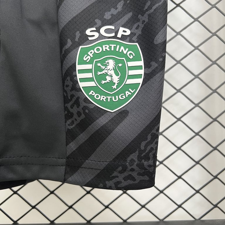 Sporting CP Kids Goalkeeper 2025/26 - Black - Vista 12